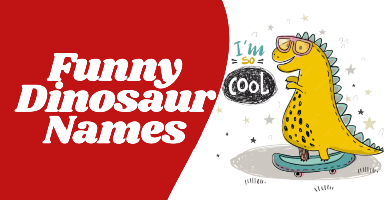 Roaring with Laughter: Funny Dinosaur Names to Tickle Your Funny Bone!