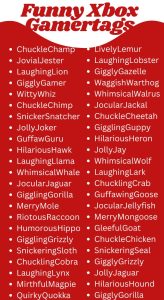 550+ Funny Xbox Gamertags Unique Creative Cool & Catchy — free download