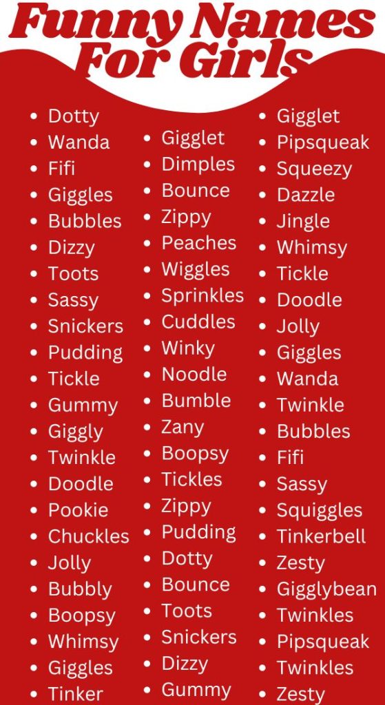 funny names for girls